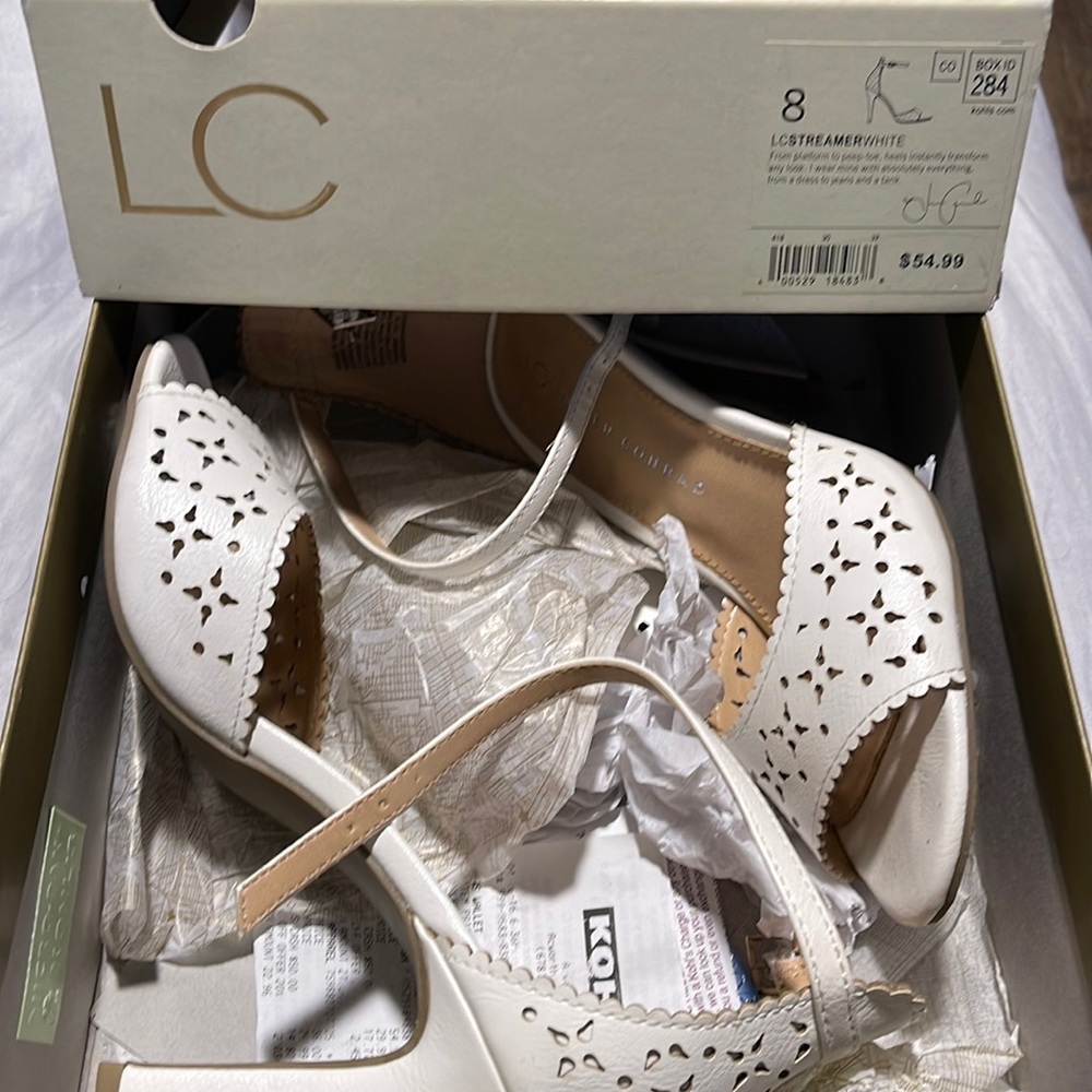 White heels